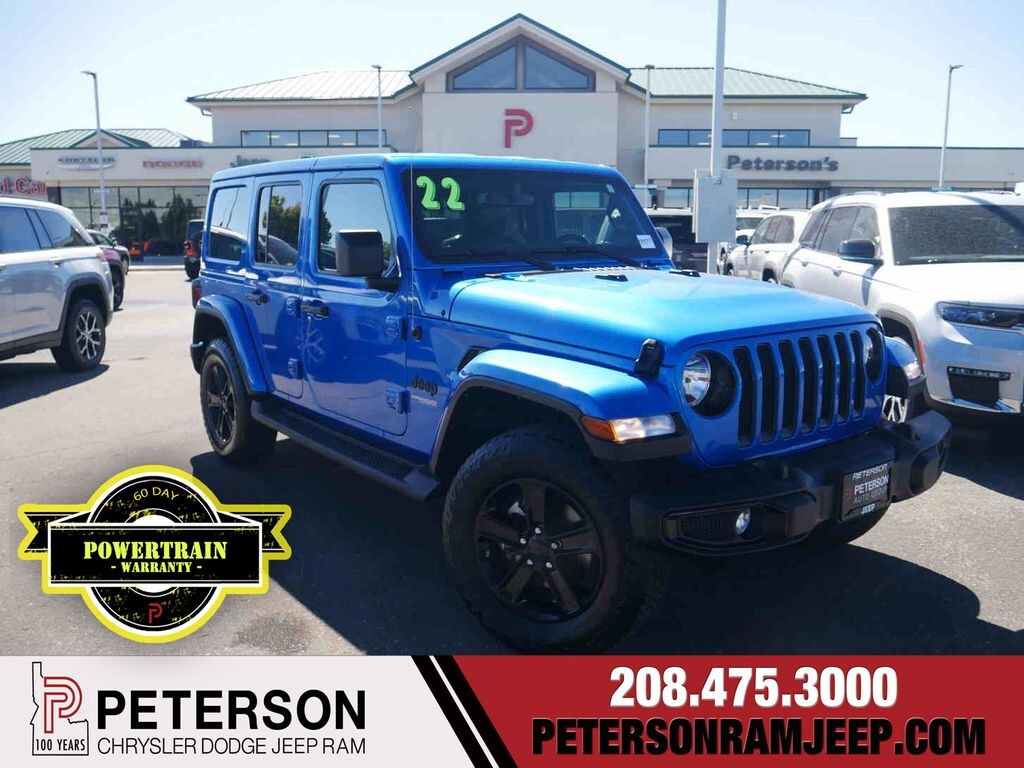 Used 2022 Jeep Wrangler Unlimited Sahara Altitude SUV