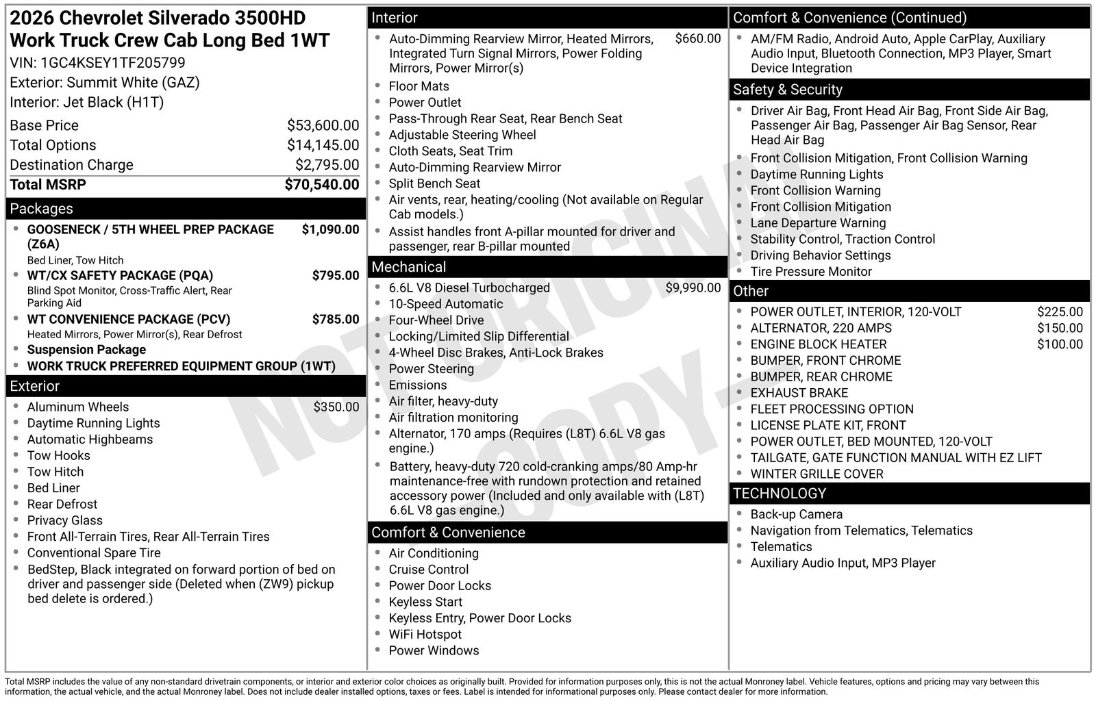 2026 Chevrolet Silverado 3500 HD Work Truck - Photo 28