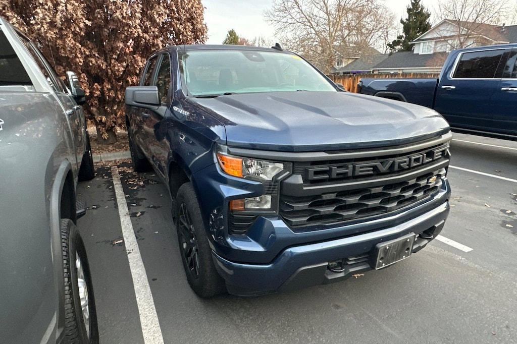 Certified 2022 Chevrolet Silverado 1500 Custom 4WD Crew Cab 147 Custom