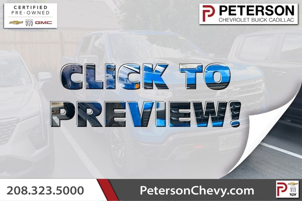 Certified 2024 Chevrolet Silverado 1500 LT Trail Boss 4WD Crew Cab 147 LT Trail Boss