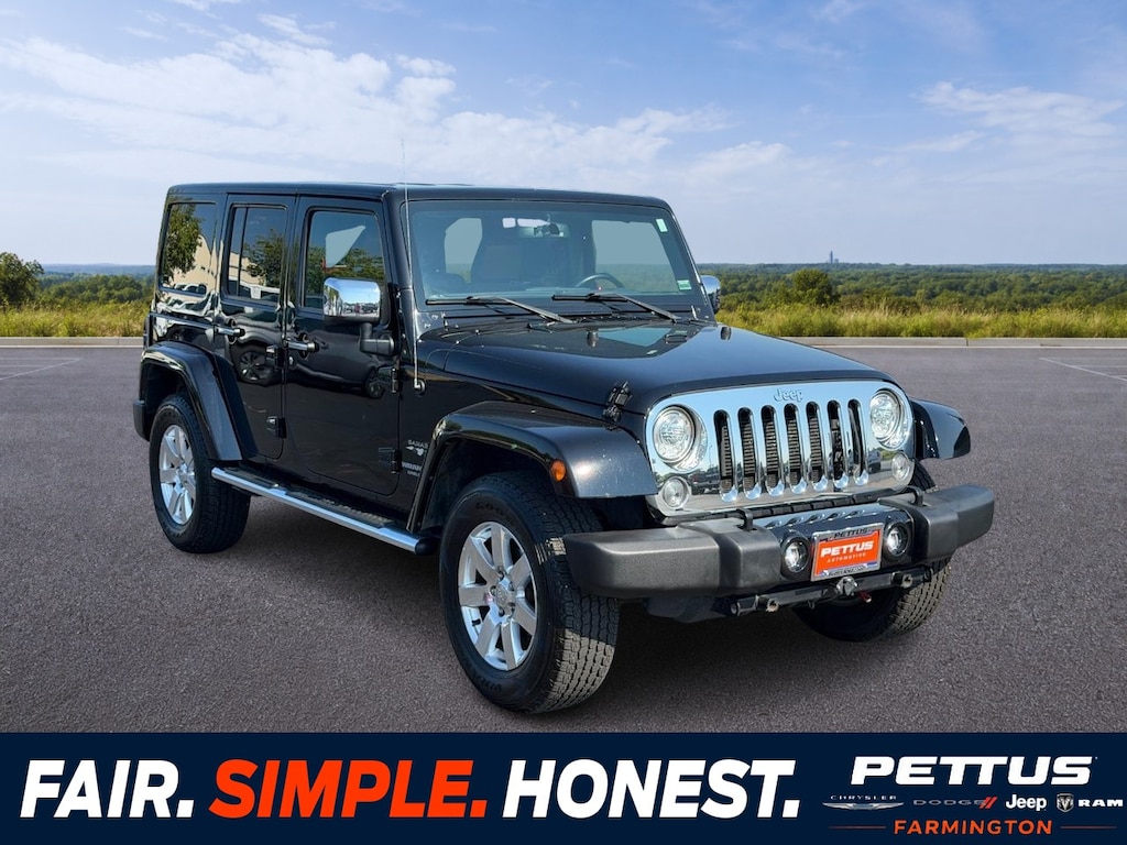 Used 2017 Jeep Wrangler Sahara 4x4 SUV