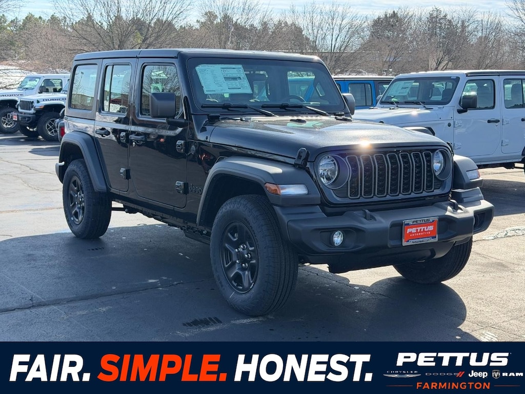 New 2026 Jeep Wrangler Sport 4 Door 4x4 Sport Utility