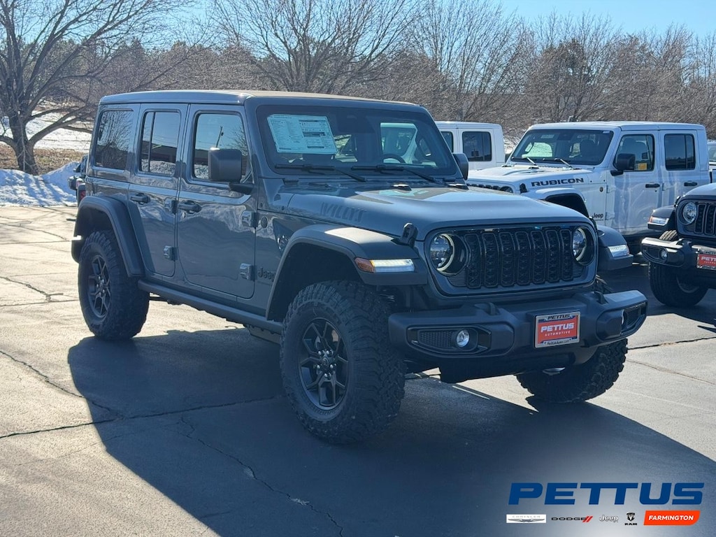 New 2026 Jeep Wrangler Willys 4 Door 4x4 Sport Utility