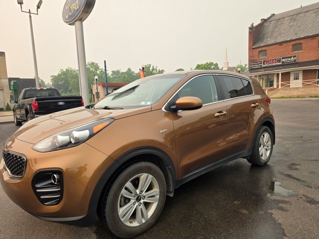 Red (Burnished Copper) 2018 Kia Sportage SUV / Crossover All-Wheel Drive Automatic