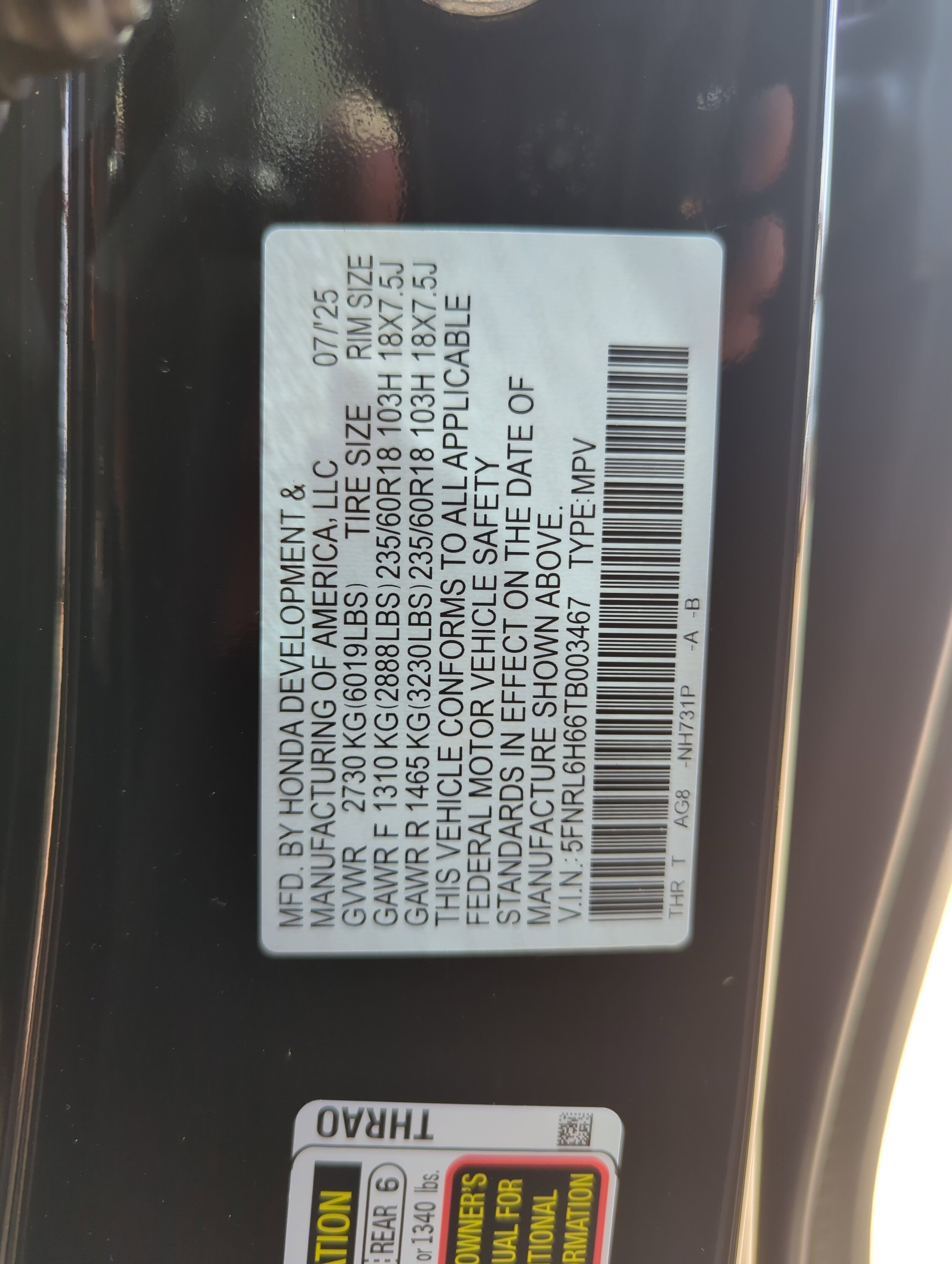 2026 Honda Odyssey EX-L - Photo 28