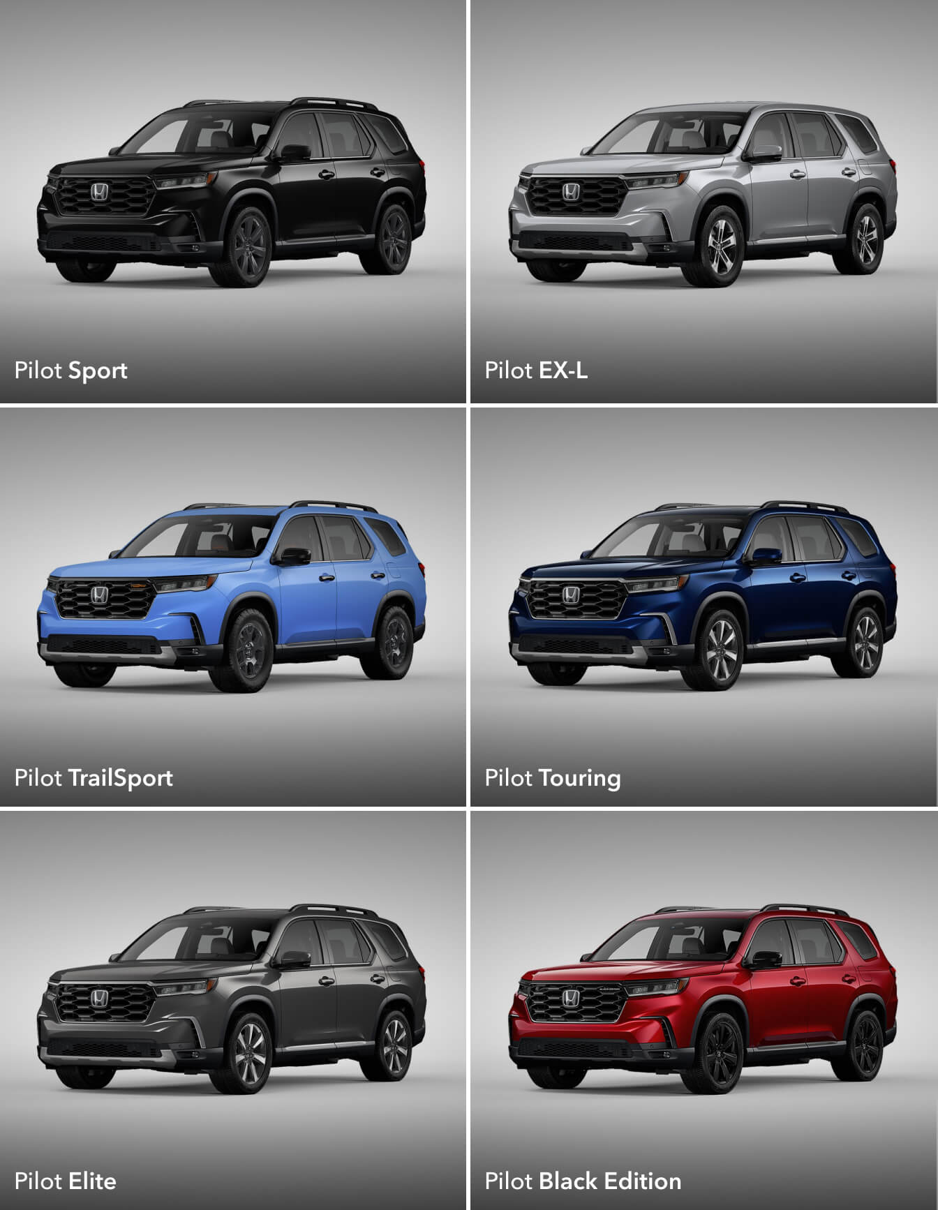 2025 Honda Pilot Configurations & Colors