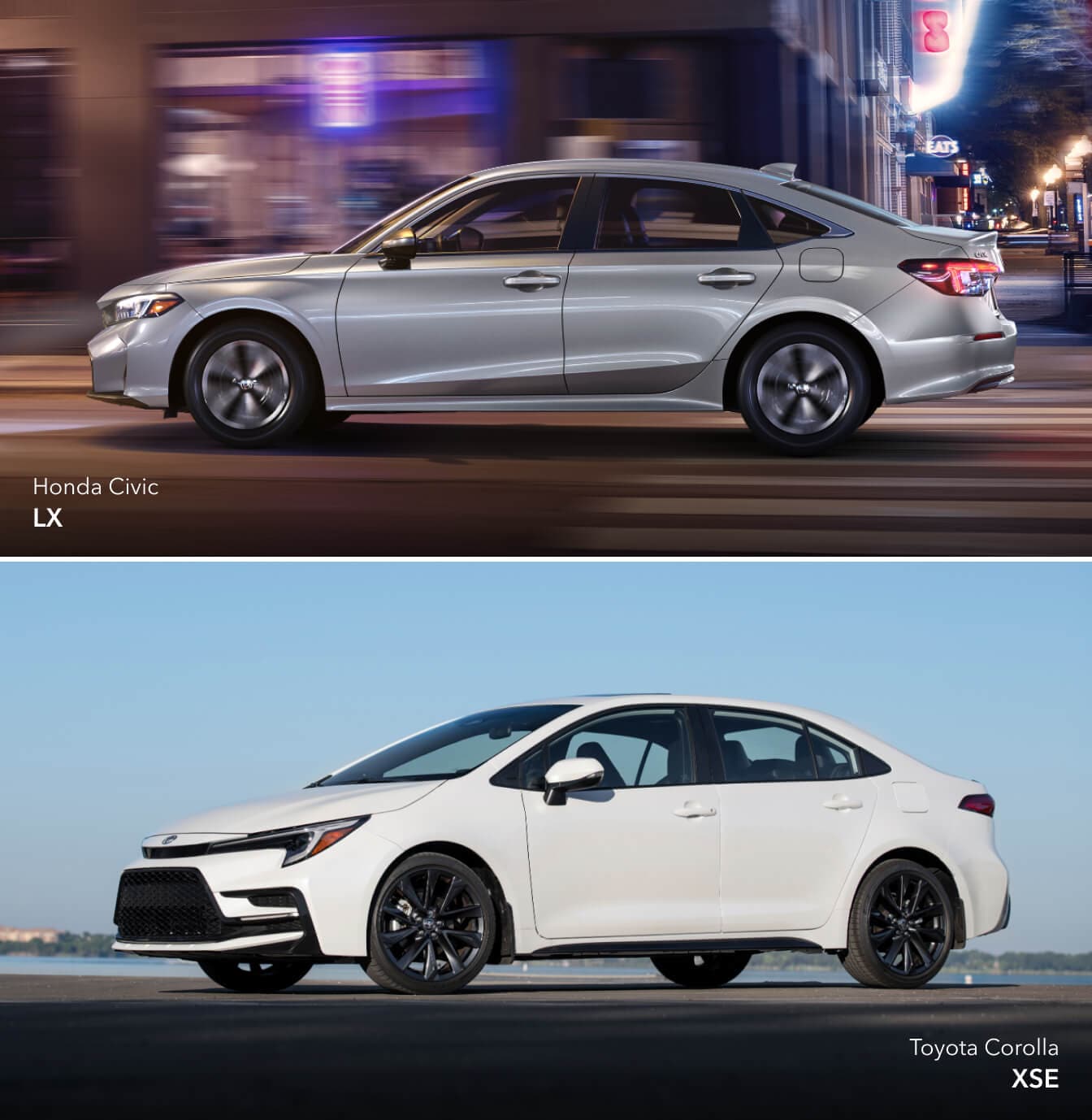 Honda Civic vs. Toyota Corolla: Specs and Performance