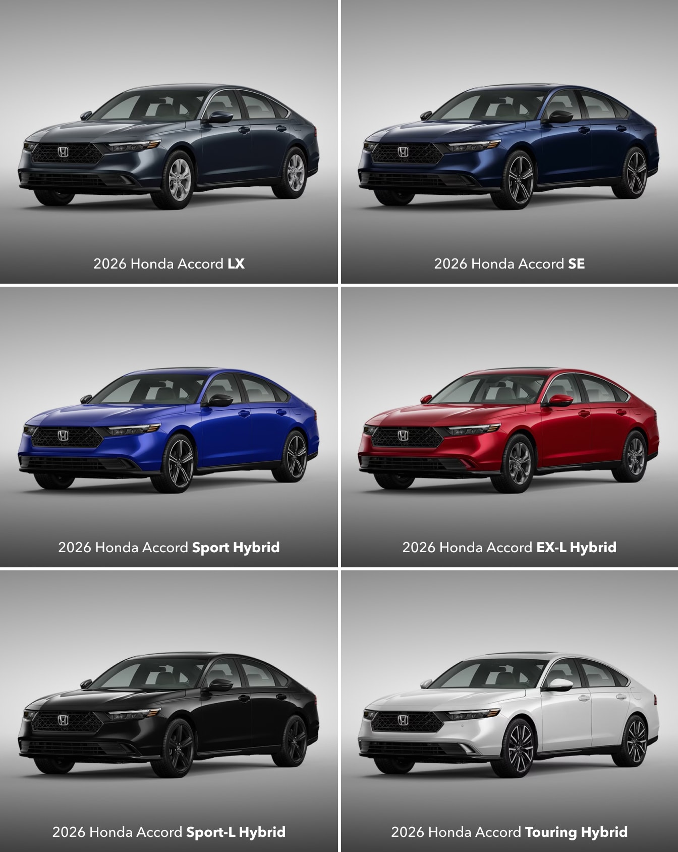 2026 Honda Accord Trims & Configurations
