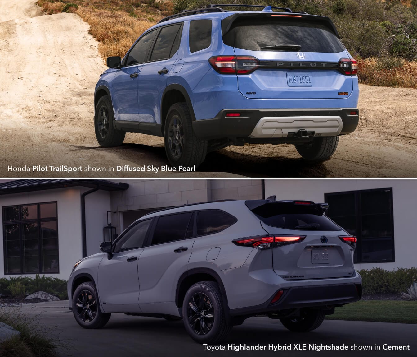 2025 Honda Pilot vs. 2025 Toyota Highlander Gas Mileage
