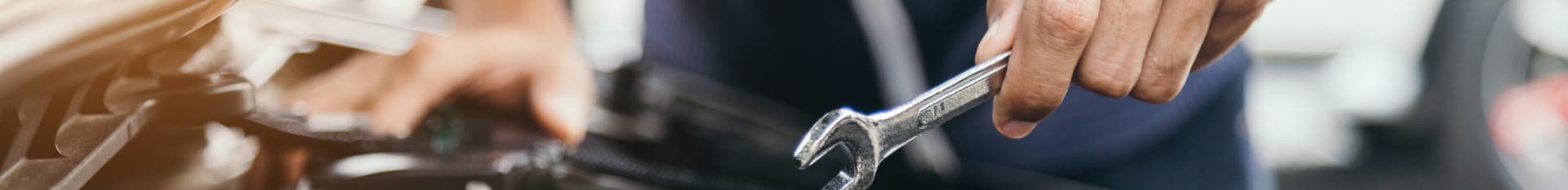 Honda certified mechanic working on a Honda vehicle