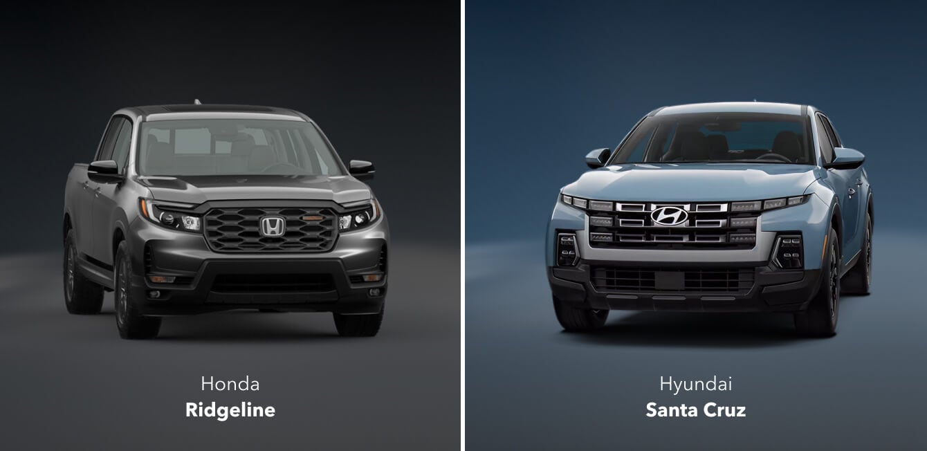 Honda Ridgeline vs. Hyundai Santa Cruz