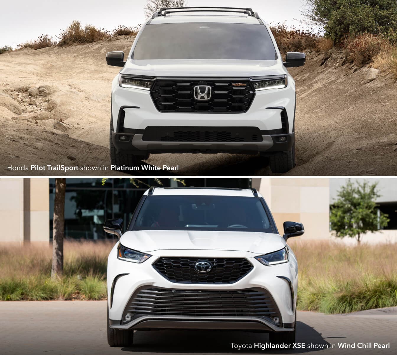 2025 Honda Pilot vs. 2025 Toyota Highlander Specs and Performance