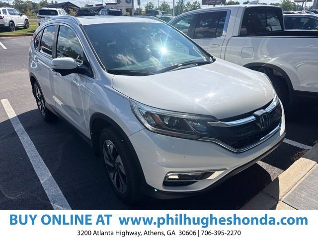 Used 2016 Honda CR-V Touring with VIN 5J6RM3H9XGL000655 for sale in Athens, GA