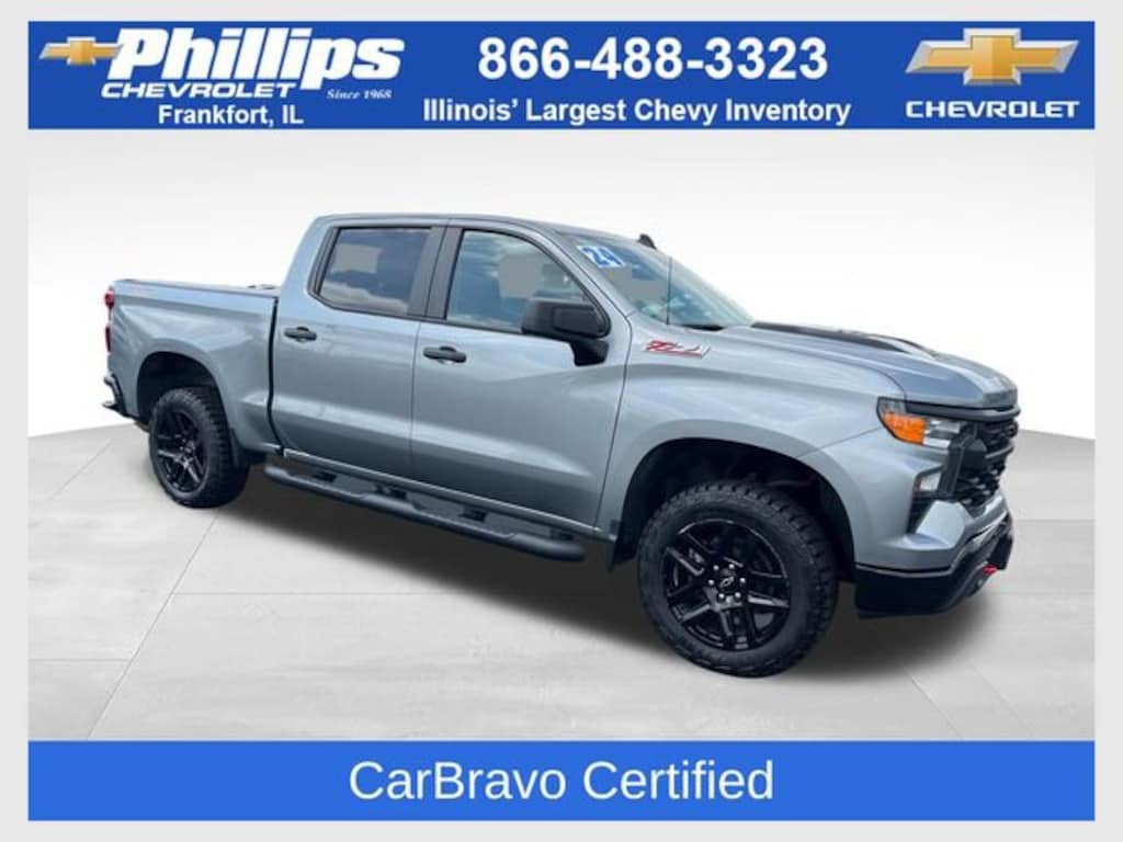 Used 2024 Chevrolet Silverado 1500 Custom Trail Boss Truck Crew Cab