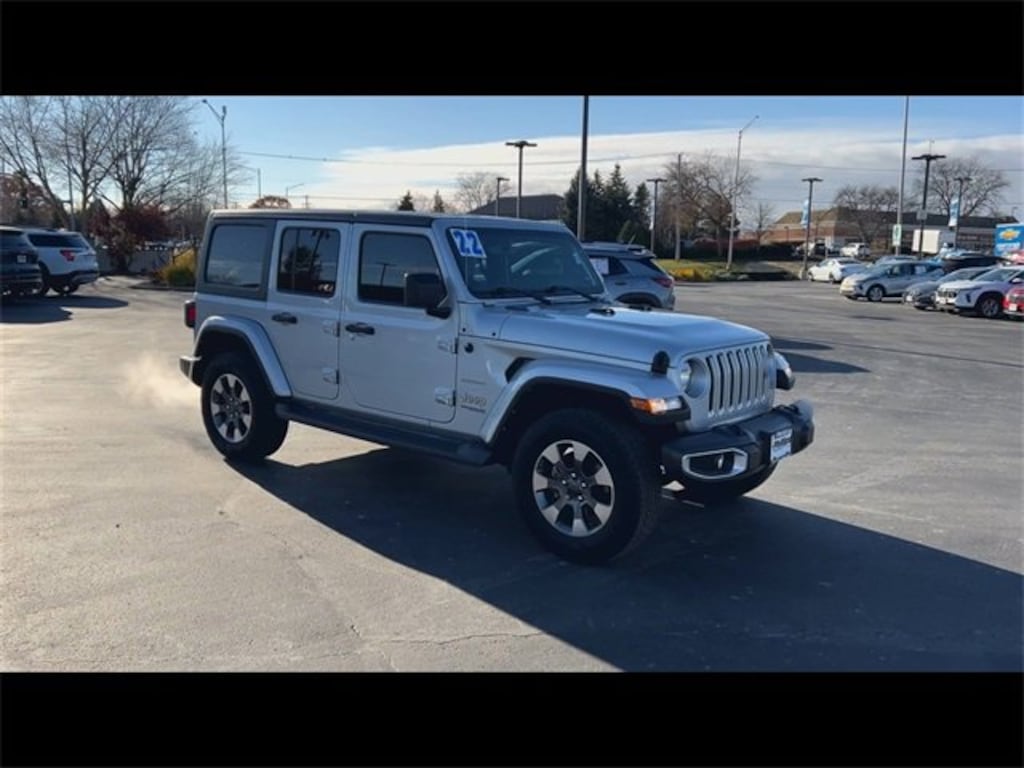 Used 2022 Jeep Wrangler Unlimited Sahara 4x4 SUV