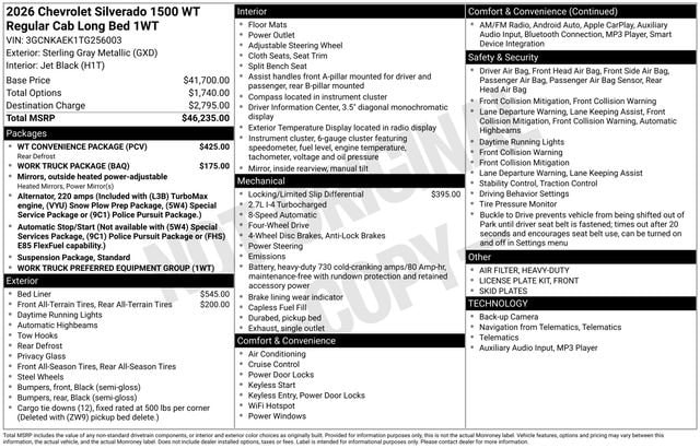 2026 Chevrolet Silverado 1500 Work Truck - Photo 16