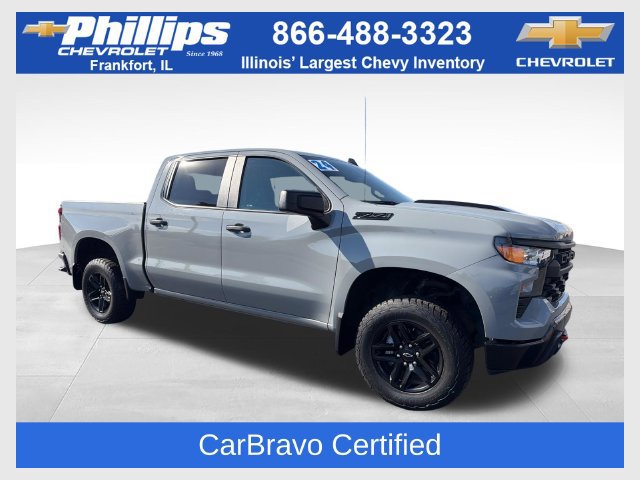 Used 2024 Chevrolet Silverado 1500 Custom Trail Boss Truck Crew Cab