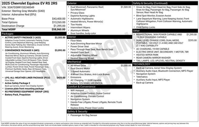 2025 Chevrolet Equinox EV RS - Photo 18