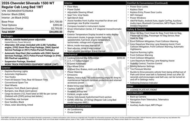 2026 Chevrolet Silverado 1500 Work Truck - Photo 15