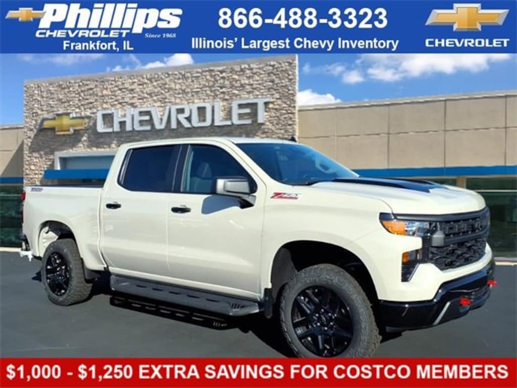 New 2026 Chevrolet Silverado 1500 Custom Trail Boss Truck