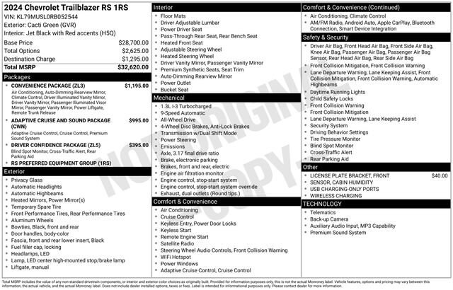 2024 Chevrolet TrailBlazer RS - Photo 24