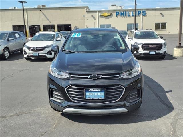 Certified 2020 Chevrolet Trax LT with VIN 3GNCJLSB5LL336994 for sale in Frankfort, IL