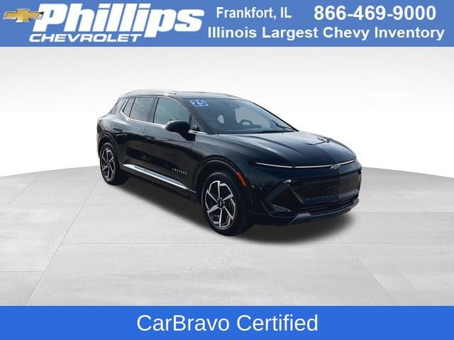 Used 2025 Chevrolet Equinox EV 1LT with VIN 3GN7DNRP9SS199990 for sale in Frankfort, IL