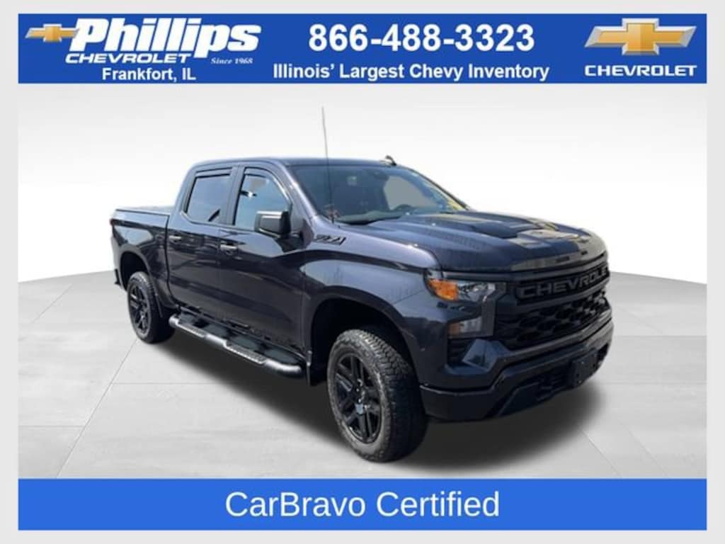 Used 2024 Chevrolet Silverado 1500 Custom Trail Boss Truck Crew Cab