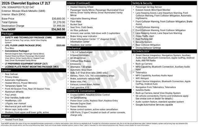  Chevrolet Equinox