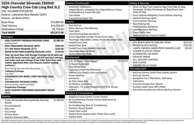 2026 Chevrolet Silverado 2500 HD High Country - Photo 16