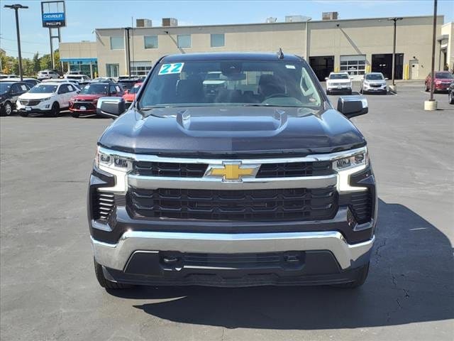 Used 2022 Chevrolet Silverado 1500 LT with VIN 1GCPDKEKXNZ594138 for sale in Frankfort, IL