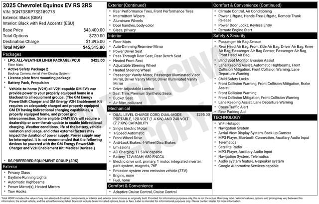 2025 Chevrolet Equinox EV RS - Photo 22