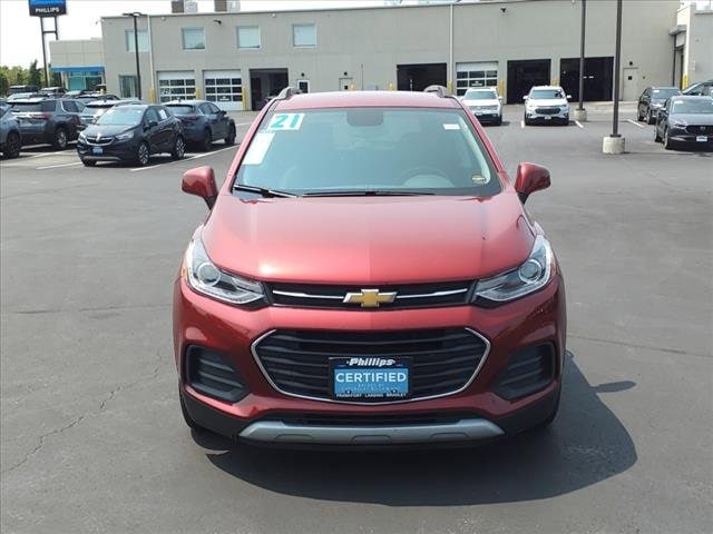 Certified 2021 Chevrolet Trax LT with VIN KL7CJLSB6MB324474 for sale in Frankfort, IL