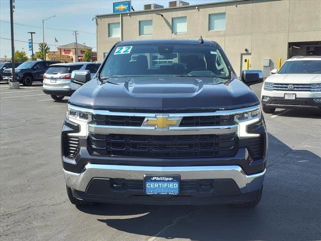 Used 2022 Chevrolet Silverado 1500 LT with VIN 1GCPDKEK3NZ562020 for sale in Frankfort, IL