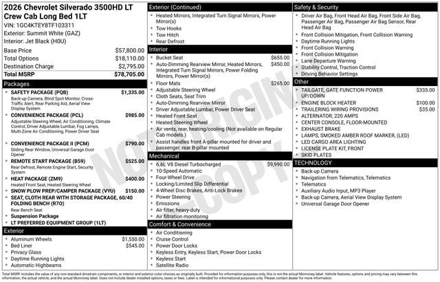 2026 Chevrolet Silverado 3500 HD LT - Photo 18