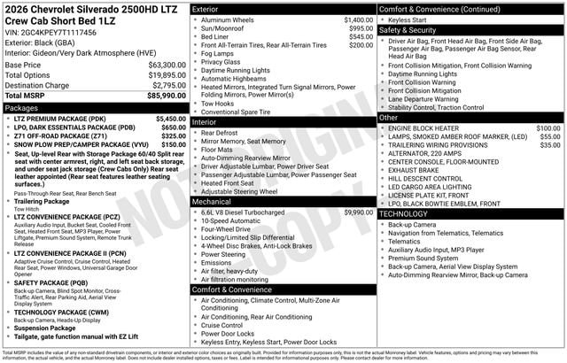 2026 Chevrolet Silverado 2500 HD LTZ - Photo 17