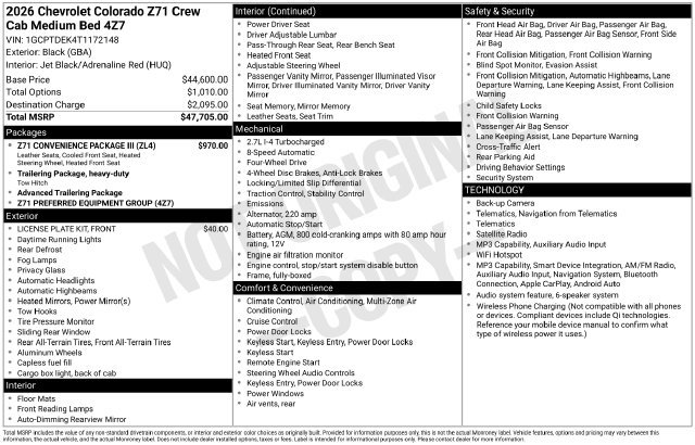 2026 Chevrolet Colorado Z71 - Photo 11