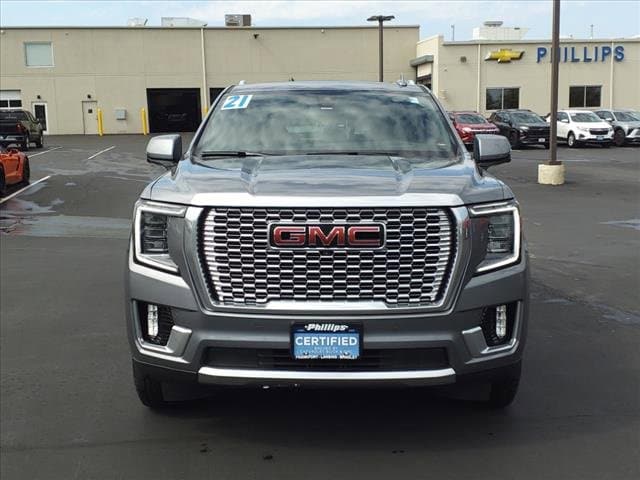 Certified 2021 GMC Yukon XL Denali with VIN 1GKS2JKT7MR381044 for sale in Frankfort, IL