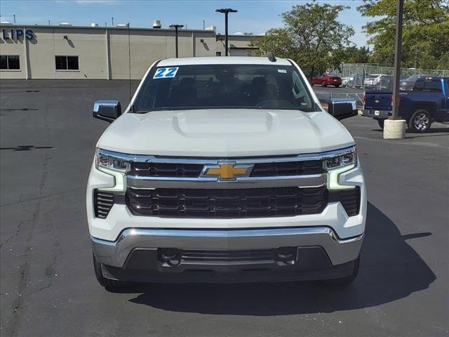 Used 2022 Chevrolet Silverado 1500 LT with VIN 1GCPDKEK1NZ610355 for sale in Frankfort, IL