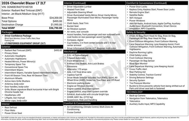 2026 Chevrolet Blazer 2LT - Photo 13