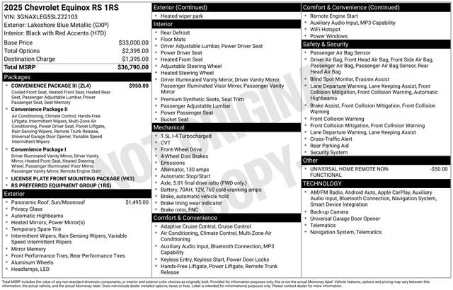 2025 Chevrolet Equinox RS - Photo 25