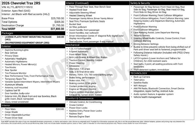  Chevrolet Trax