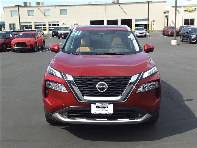 Used 2021 Nissan Rogue Platinum with VIN JN8AT3DD6MW321249 for sale in Frankfort, IL