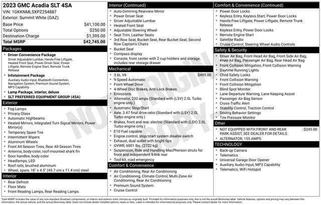 2023 GMC Acadia SLT - Photo 13
