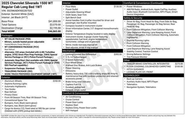 2025 Chevrolet Silverado 1500 Work Truck - Photo 18