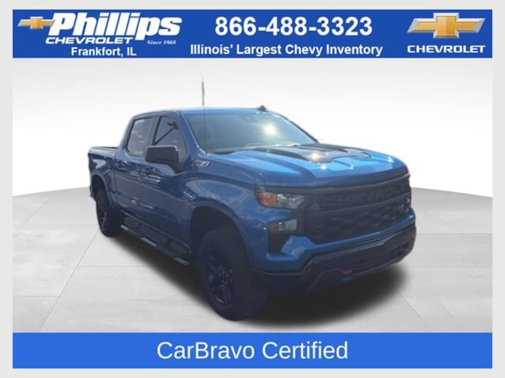 Used 2023 Chevrolet Silverado 1500 Custom Trail Boss Truck Crew Cab