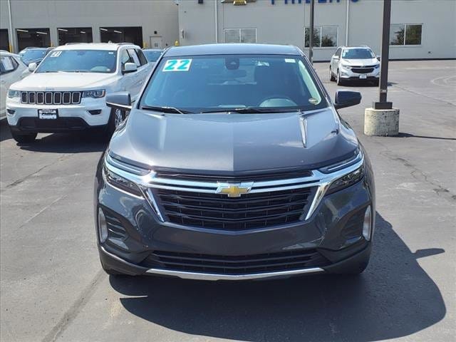 Certified 2022 Chevrolet Equinox LT with VIN 3GNAXKEV4NS231068 for sale in Frankfort, IL