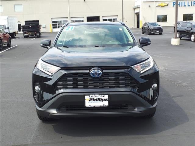 Used 2021 Toyota RAV4 XLE Premium with VIN JTMB6RFV3MJ010729 for sale in Frankfort, IL