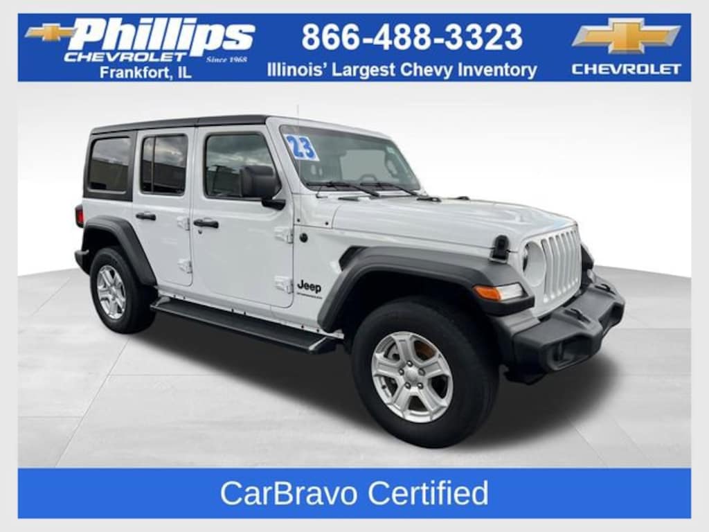 Used 2023 Jeep Wrangler 4-Door Sport S 4x4 SUV
