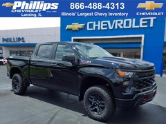 New 2025 Chevrolet Silverado 1500 Custom Trail Boss Truck Crew Cab For Sale in Frankfort, IL